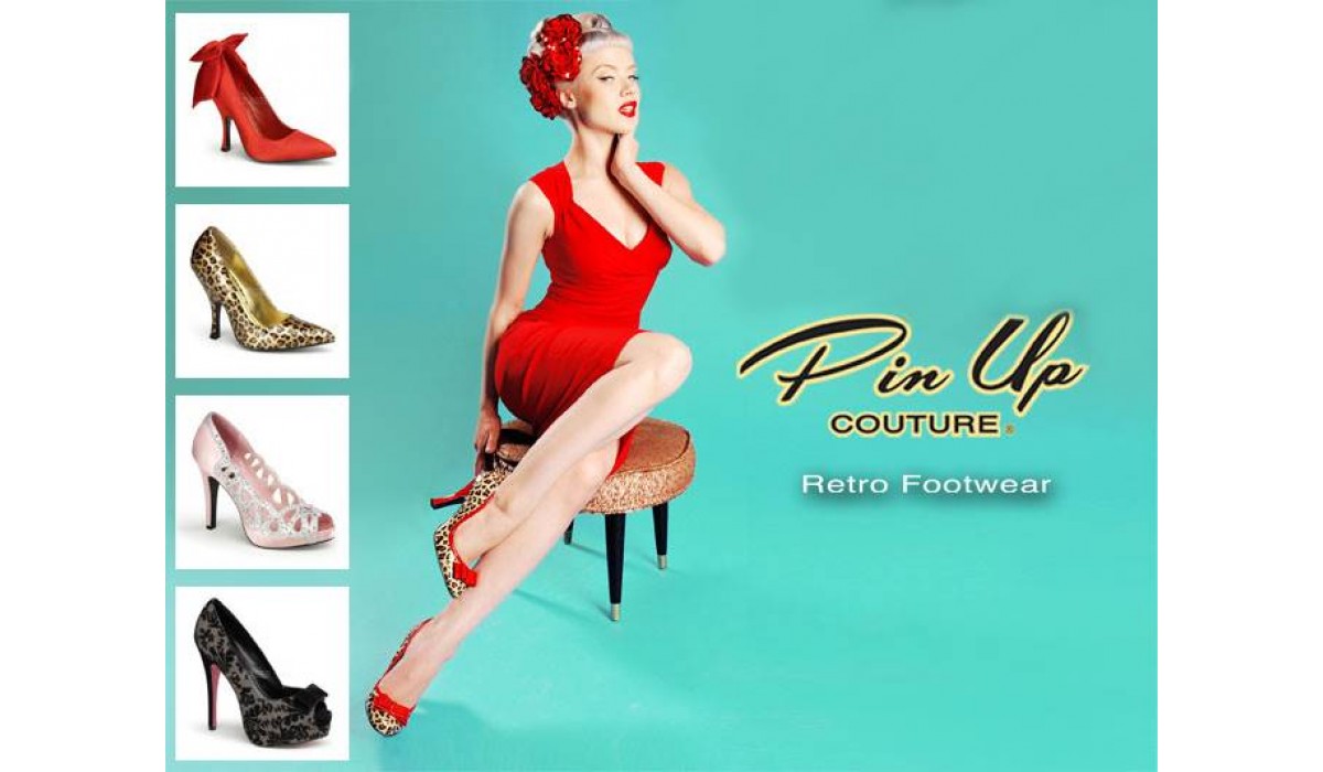 retro style vintage pinup shoes