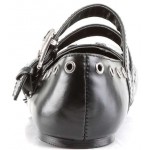 Skull Buckle Mary Jane Flat Gothic Shoes