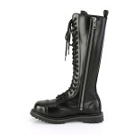 Riot Mens Leather Boots with Steel Toe