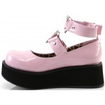 Sprite Heart Ring Baby Pink Platform Mary Jane