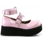 Sprite Heart Ring Baby Pink Platform Mary Jane