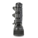 Ranger Buckled Black Combat Boots