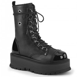 Slacker Black Womens Mid-Calf Boots