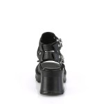 Bratty Heart Ring Black Gothic Sandals