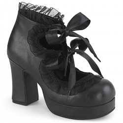 Heart Ruffled Gothika Pumps