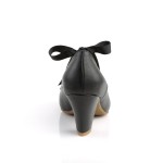 Wiggle Vintage Style Mary Jane Shoes in Black