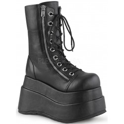 Bear Black Matte Womens Platform Boots