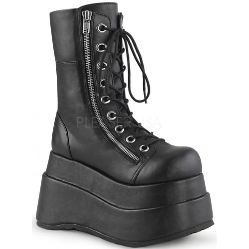 Bear Black Matte Womens Platform Boots