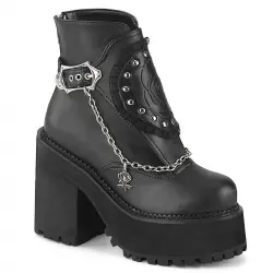 Assault Black Rose Womens Ankle Boots
