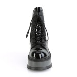 Spiderweb Black Slacker Ankle Boots