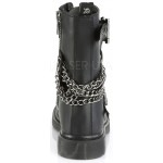 Chained Bolt Mens Combat Mid-Calf Boots