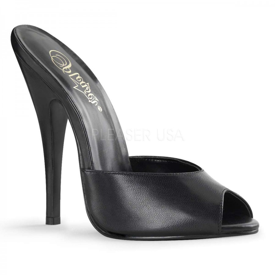 black slide in heels
