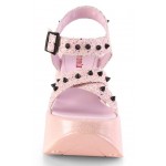 Dynamite Star Womens Platform Candy Pink Sandal