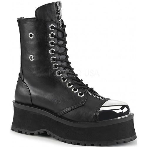 Gravedigger Mens Platform Ankle Boots