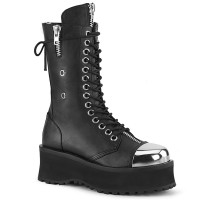 Gravedigger Mens Platform Combat Boots