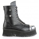 Gravedigger Mens Platform Ankle Boots