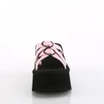 Heart Ring Pink Hologram Platform Clogs