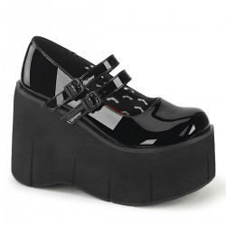 Kera Platform Mary Jane Double Strap Pump