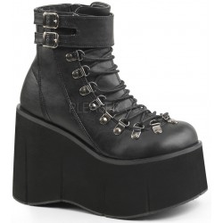 Kera Black Platform Ankle Boots