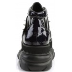 Neptune Black Holographic Mens Shoes