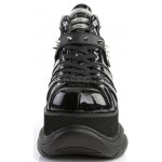 Neptune Black Holographic Mens Shoes