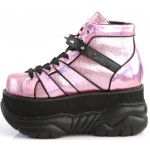 Neptune Pink Holographic Mens Shoes