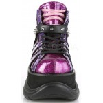 Neptune Purple Holographic Mens Shoes