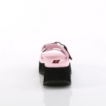 Flip Heart Charm Pink Platform Sandal