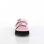 Flip Heart Charm Pink Platform Sandal