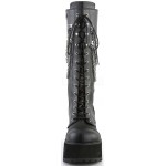 Ranger Mens Knee High Combat Bootswith Chains