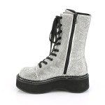 Emily Rhinestone Platform Mid-Calf Boots