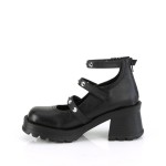 Bratty Spider Buckled Mary Jane Gothic Shoe