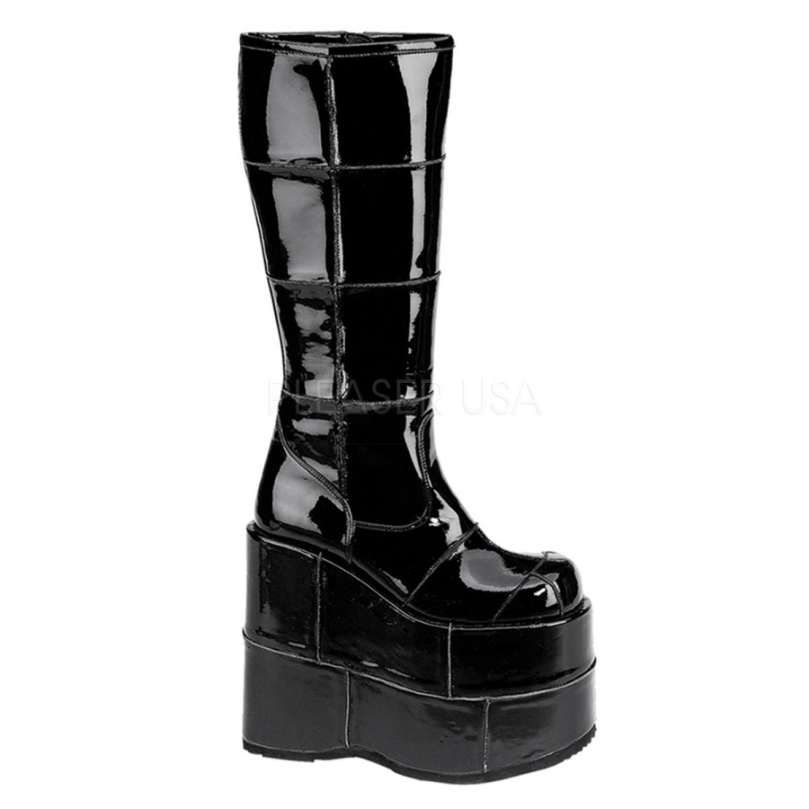 mens platform motorcycle boots