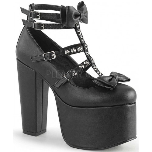 Torment T-Strap Platform Mary Jane Pump