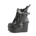 Poison Vampire Hunter Gothic Ankle Boots