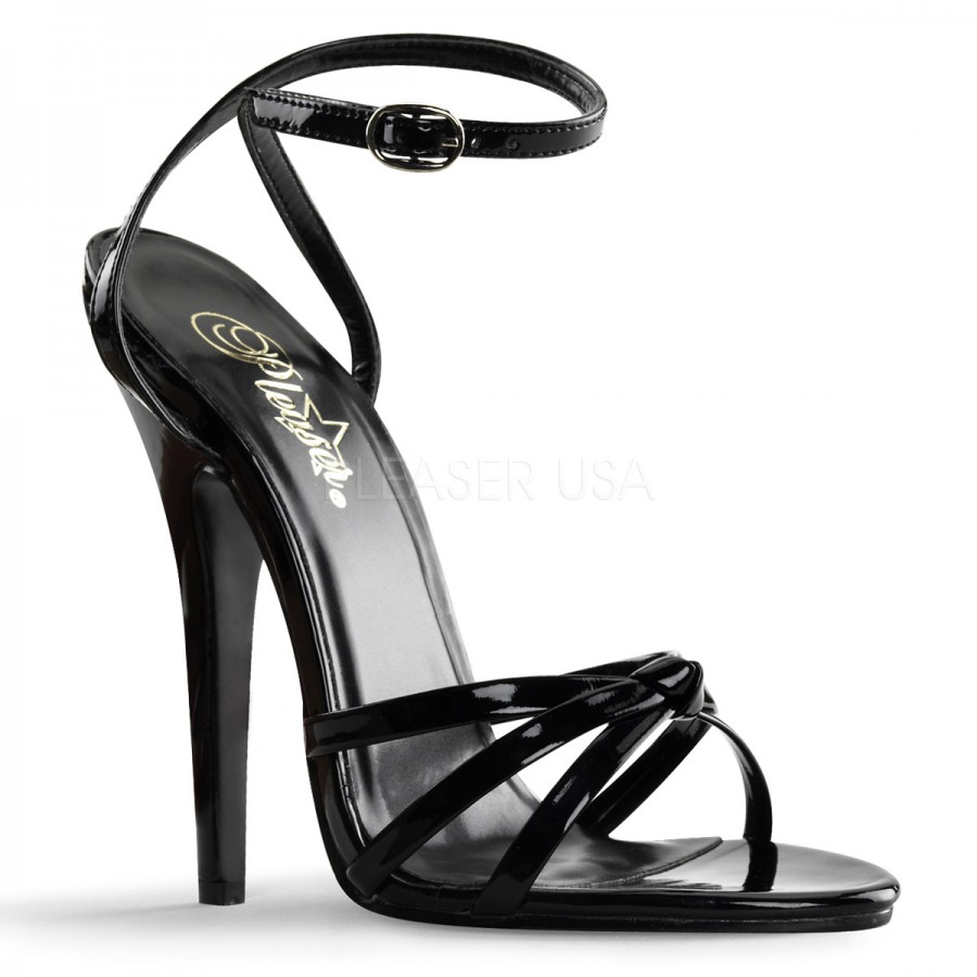 6 inch black heels