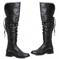 Tyra Low Heel Over the Knee Pirate Boots for Women