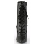 Seduce 1020 5 Inch Heel Black Ankle Boots