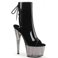 Smoke Platform Adore Black Patent Ankle Boots