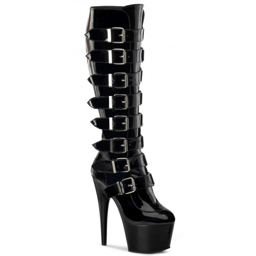 Buckled Adore Knee High Platform Boots