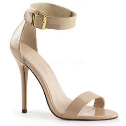 Amuse Cream Ankle Strap Sandal