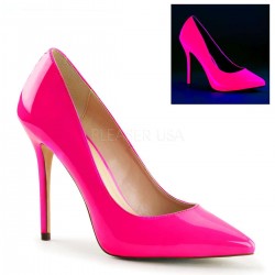 Amuse Neon Fuchsia 5 Inch High Heel Pump