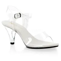 Belle Clear Peep Toe Sandal