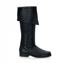 Maverick Unisex Flat Knee High Pirate Boots