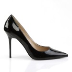 Classique Black Patent 4 Inch High Heel Pump