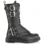 Bolt Mens Combat 14-Eyelet Bootswith Metal Plates