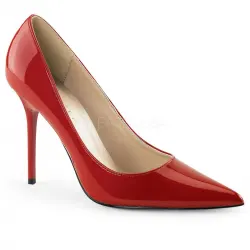 Red Classique Pointed Toe Pump