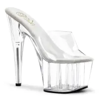 Adore Clear Platform High Heel Mule