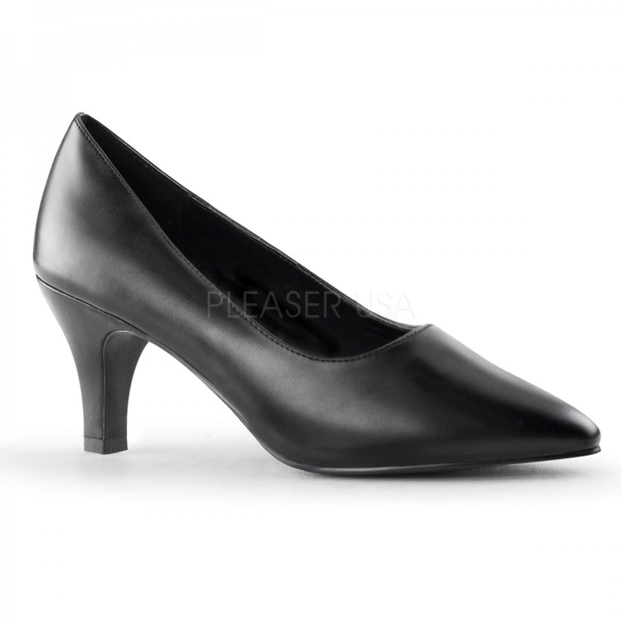 wide width black shoes