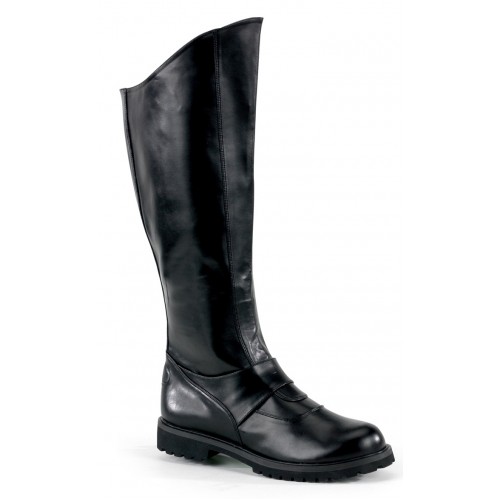 Gotham Knee High Plain Black Boots